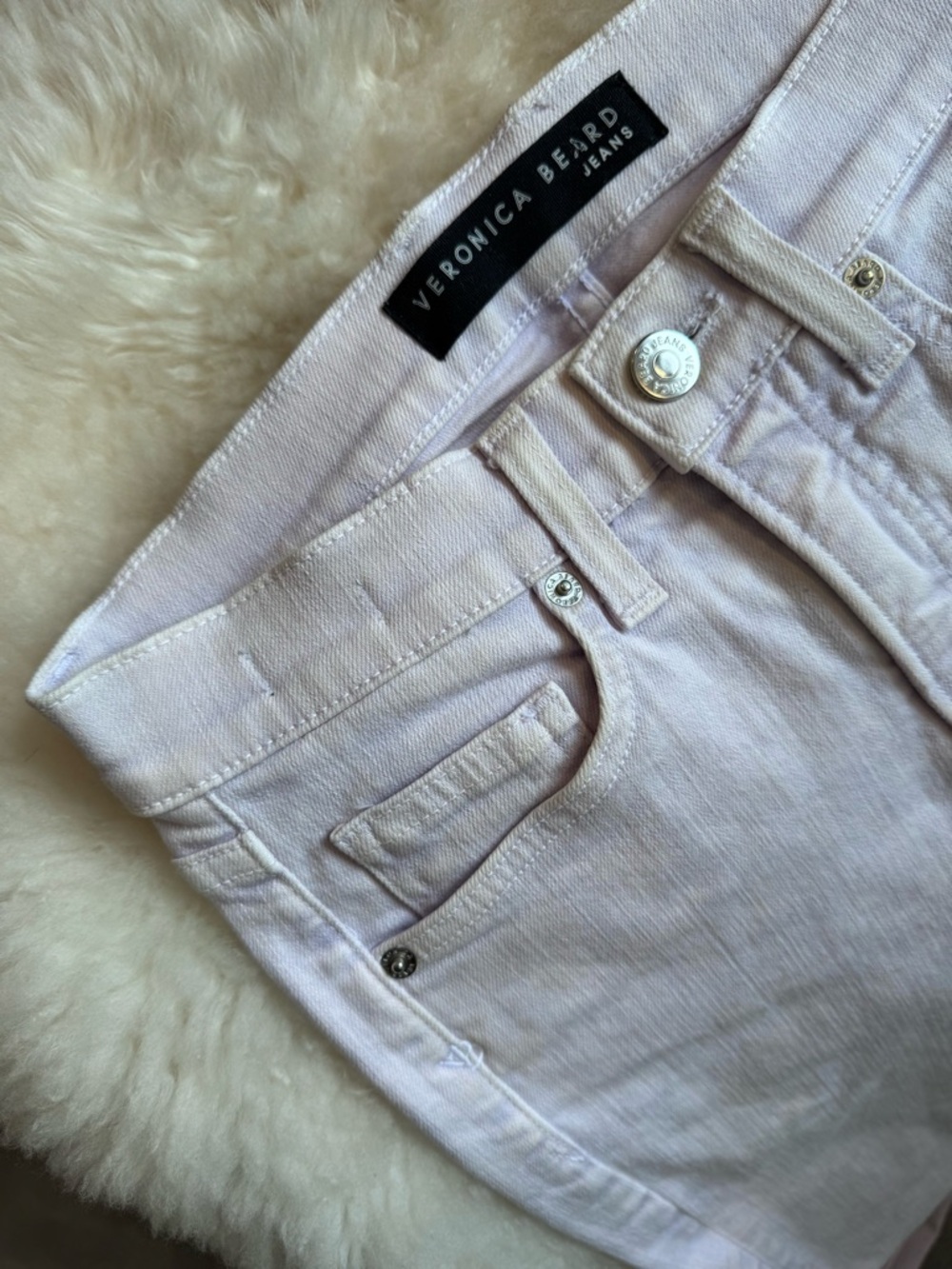 Veronica Beard Carly Kick Flare Lavendar Size 25